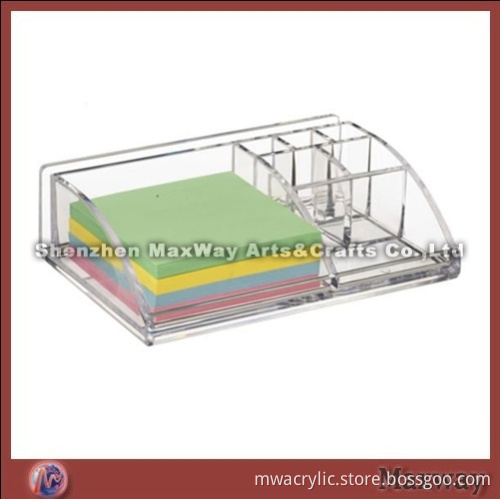 Transparent Multifunctional Acrylic/Lucite Napkin/Tip card Holder for Hotels